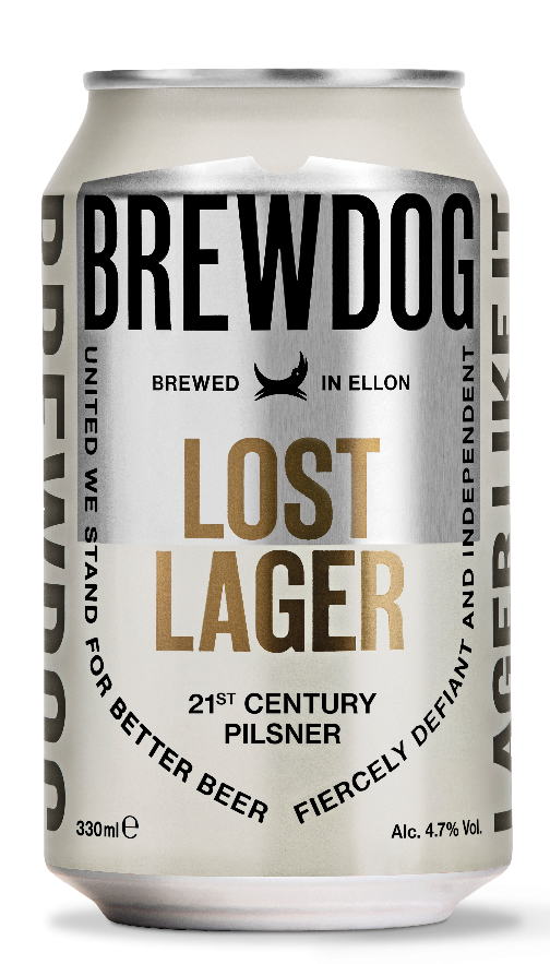 BrewDog - Lost Lager - Pilsner - 4.5% - 12 x 330ml Cannettes