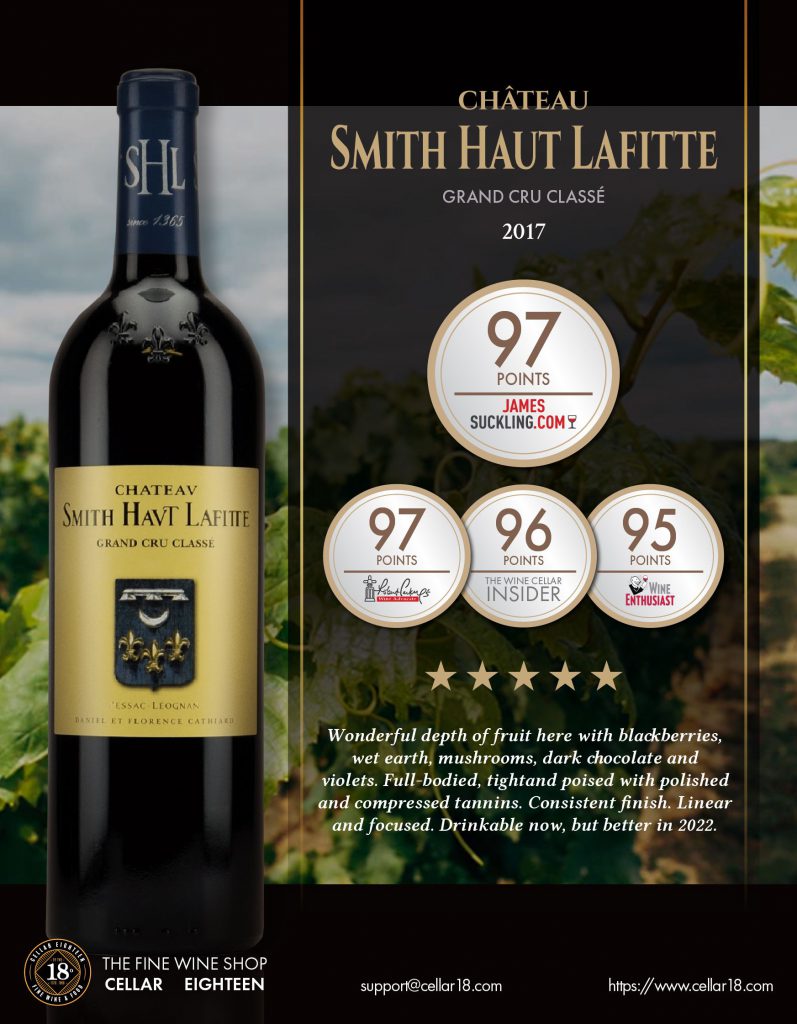CH SMITH HAUT LAFITTE ROUGE 17 Cellar 18 Fine Wine & Food