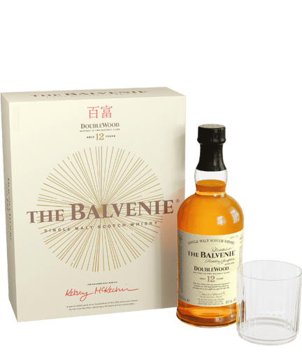 BALVENIE 12 YRS 70CL WITH WHISKY GLASS F26 – Cellar 18 | Fine Wine