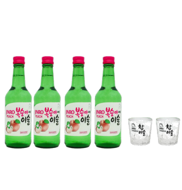 JINRO PEACH GIFT SET (4X360ML) – Cellar 18 | Fine Wine & Food